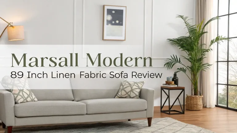 Marsail Modern 89 Inch Linen Fabric Sofa Review: Complete Guide