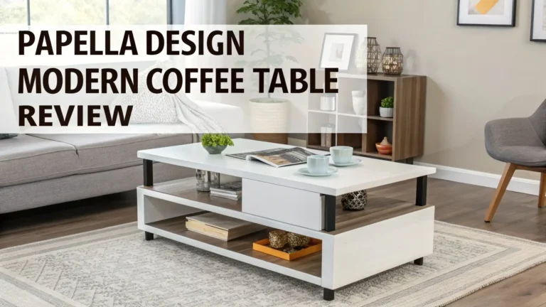 Papella Design Modern Coffee Table Review: Step-by-Step Guide