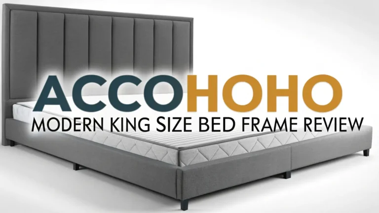 ACCOHOHO Modern King Size Bed Frame Review: Complete Guide