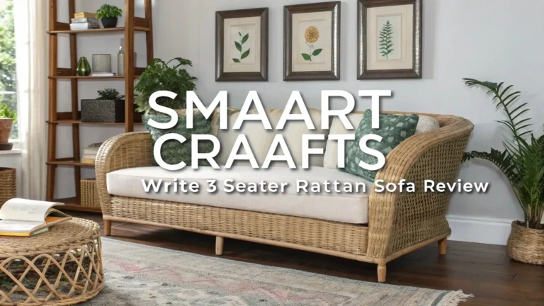 SMAART CRAAFTS Writ 3 Seater Rattan Sofa Review: Complete Guide
