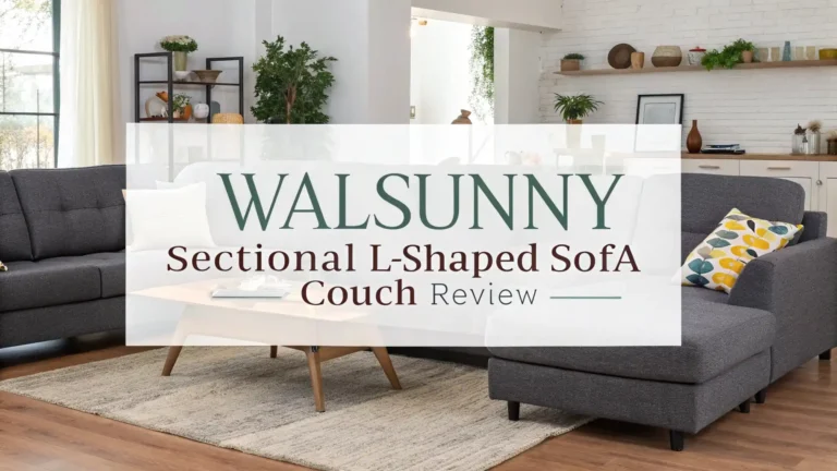 Walsunny Sectional L-Shaped Sofa Couch Review: Complete Guide