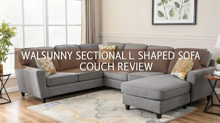 Walsunny Sectional L Shaped Sofa Couch Review: Really Worth The Hype?