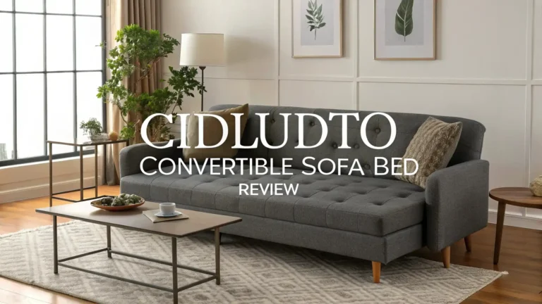 Cidludto Convertible Sofa Bed Review 2026: Step-by-Step Guide