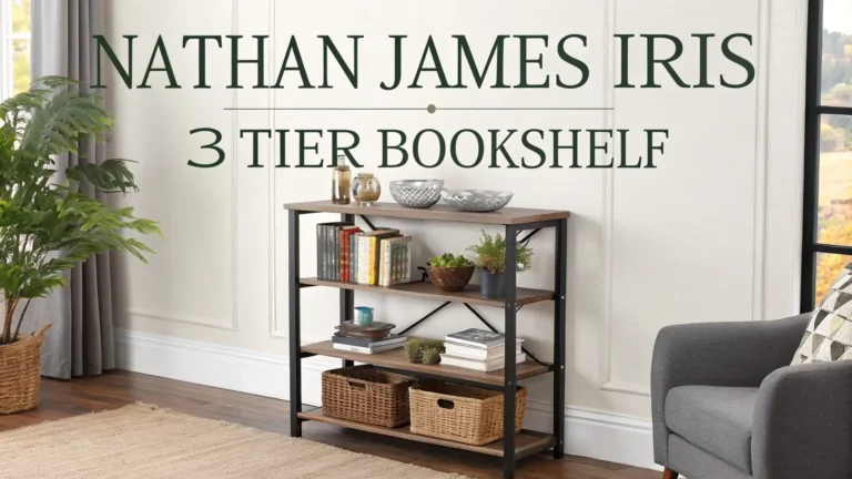 Nathan James Iris 3 Tier Bookshelf Review 2026: The Ultimate Guide