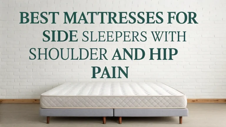 7 Best Mattresses for Side Sleepers with Shoulder and Hip Pain