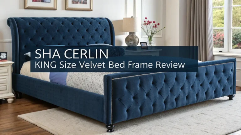 SHA CERLIN King Size Velvet Bed Frame Review In 2026