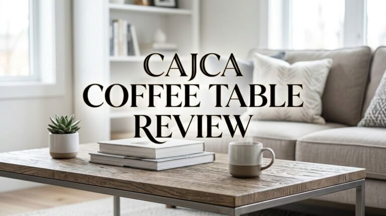 CAJCA Coffee Table Review 2026: Is It Worth It?