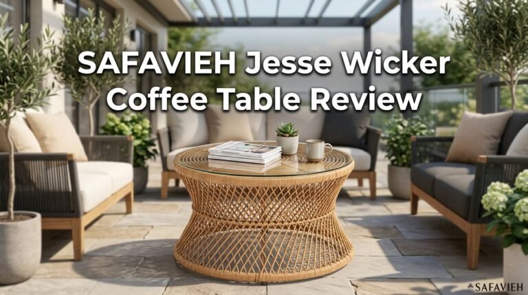 SAFAVIEH Jesse Wicker Coffee Table Review 2026: Is It Sturdy?