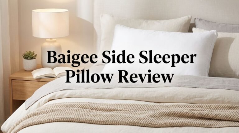 Baigee Side Sleeper Pillow Review 2026: Worth the Hype?
