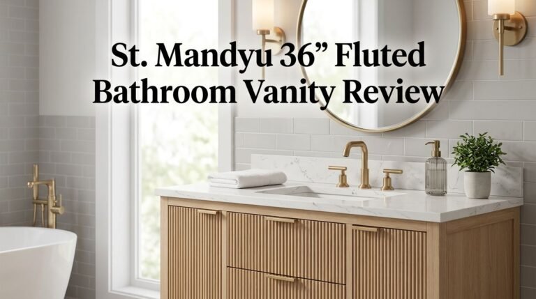 St. Mandyu 36″ Fluted Bathroom Vanity Review 2026