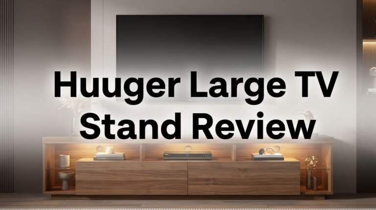 Huuger Large TV Stand Review 2026: Is It Worth It?