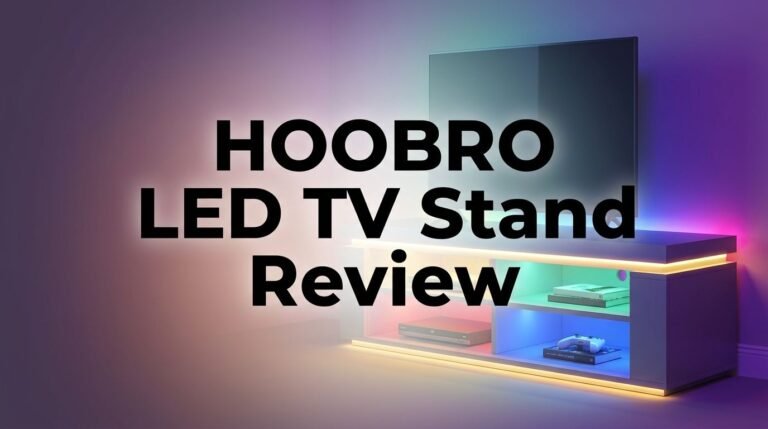 HOOBRO LED TV Stand Review 2026: Is A Scam or Legit?