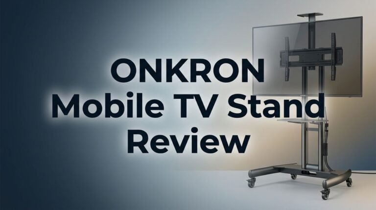 ONKRON Mobile TV Stand Review 2026: Worth Your Money?