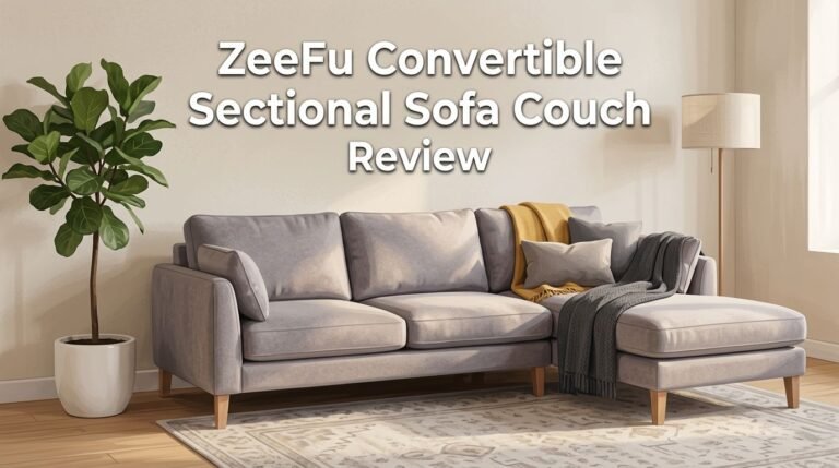 ZeeFu Convertible Sectional Sofa Couch Review 2026
