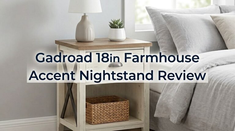 Gadroad 18″ Farmhouse Accent Nightstand Review 2026