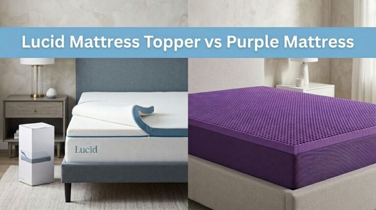 Lucid Mattress Topper vs Purple Mattress: Which Is Best?