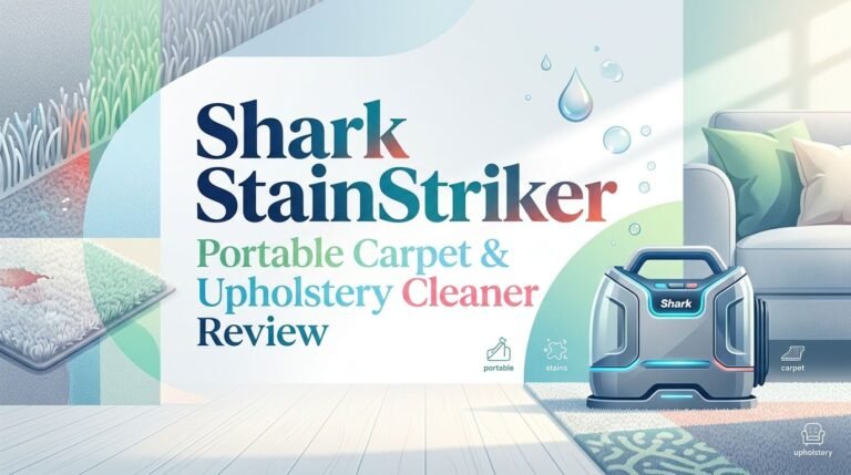 Shark StainStriker Portable Carpet & Upholstery Cleaner Review 2026