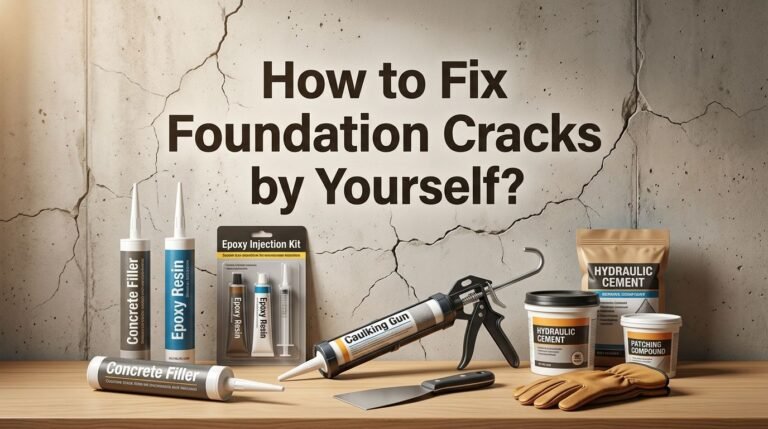 How to Fix Foundation Cracks by Yourself? Complete DIY Guide