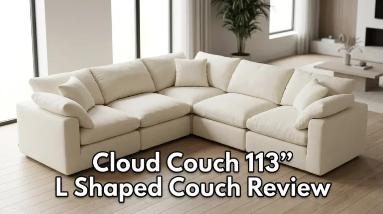 Cloud Couch 113″ L Shaped Couch Review 2026