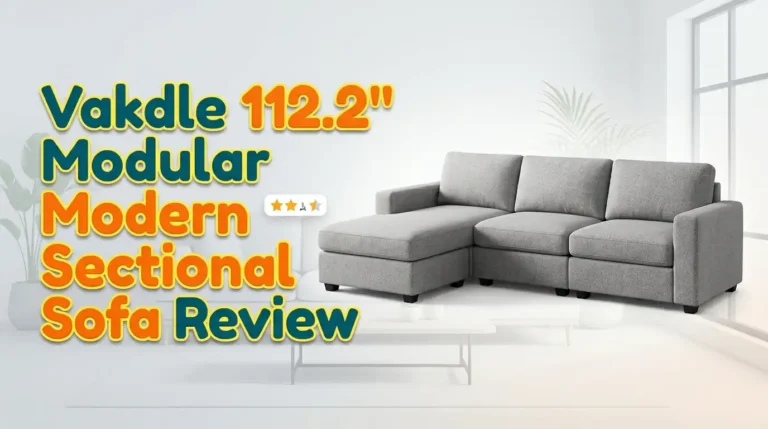 Vakdle 112.2″ Modular Modern Sectional Sofa Review 2026