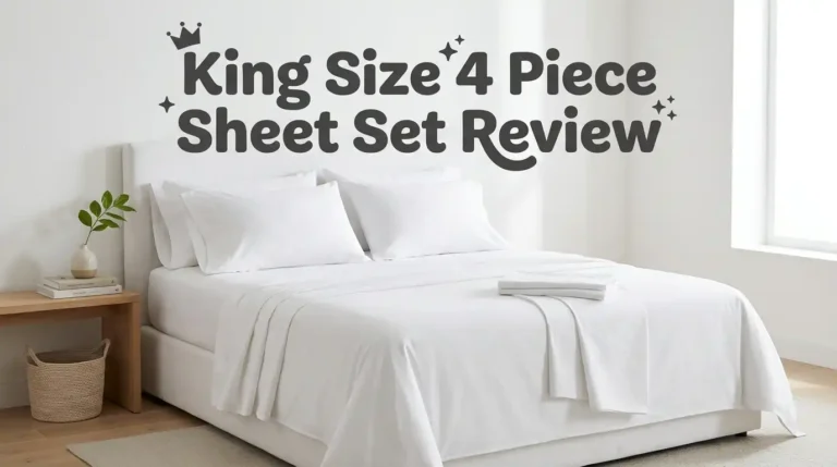 King Size 4 Piece Sheet Set Review 2026: Worth Buying?