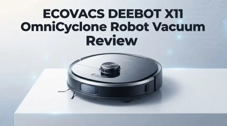 ECOVACS DEEBOT X11 OmniCyclone Robot Vacuum Review