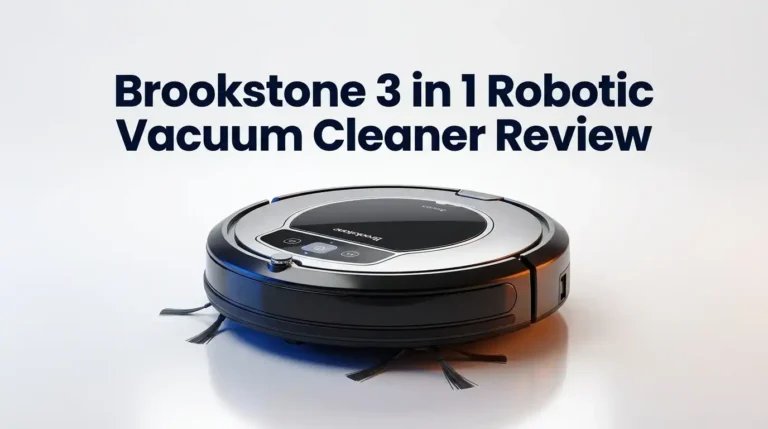 Brookstone 3 in 1 Robotic Vacuum Cleaner Review 2026