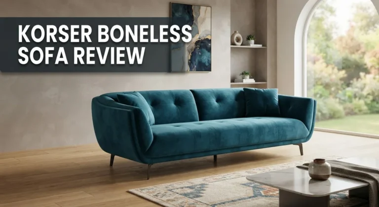Korser Boneless Sofa Review 2026: Modular L-Shaped Sectional Guide