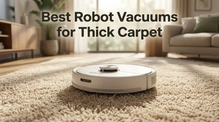 6 Best Robot Vacuums for Thick Carpet: Top Picks for Deep Cleaning