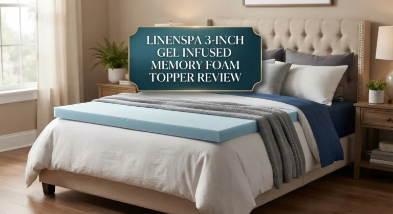 Linenspa 3-Inch Gel Infused Memory Foam Topper Review 2026
