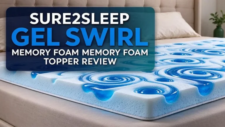 Sure2Sleep Gel Swirl Memory Foam Topper Review
